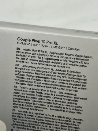 Google Pixel 10 Pro XL 512GB
