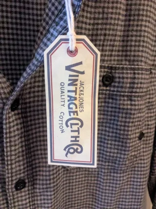 Camisa Jack & Jones Cuadros Gris/Negro