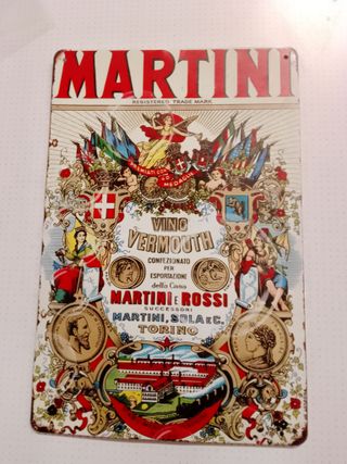 Insegna decorativa Martini Vermouth