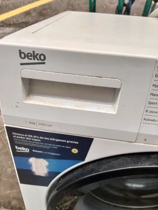 Lavadora Beko 9kg SteamCure