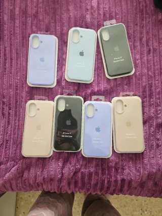 Fundas iPhone 17 Silicone Case(TODAS POR 30E)