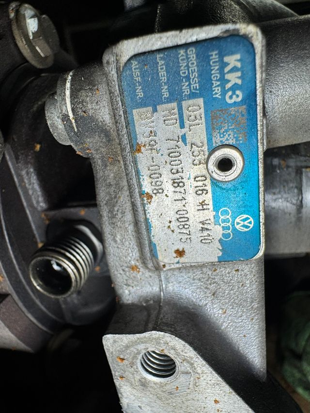 Turbo 03L253016H 1.6 TDI Seat VW Audi