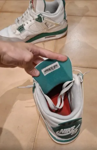 Scarpe Jordan 4 Pine green