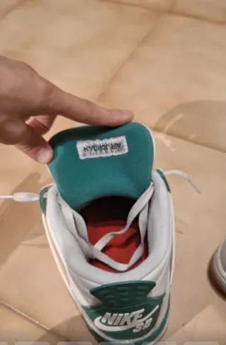 Scarpe Jordan 4 Pine green