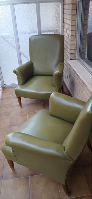 Sillones vintage 150€ unidad , la pareja 250€