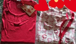 Pijama Mujer Rojo Talla L