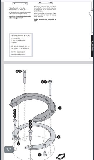 Anillo SW-Motech EVO Tank Ring