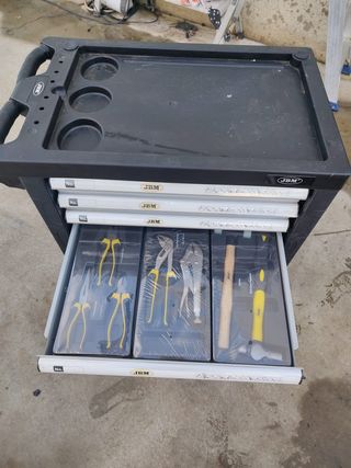 Mesa de trabajo JBM 7 cajones con herramientas