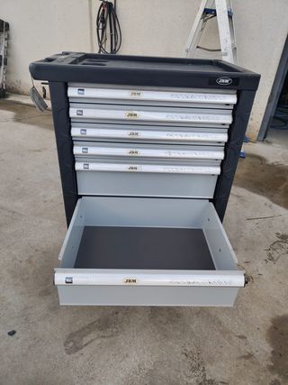 Mesa de trabajo JBM 7 cajones con herramientas