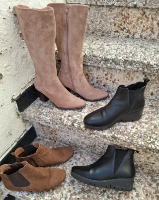 Botas y botines.