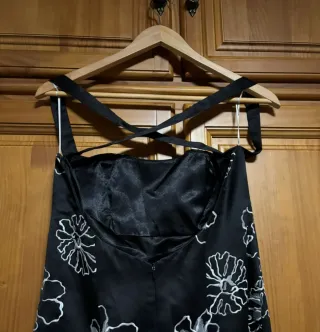 Vestido largo estampado floral