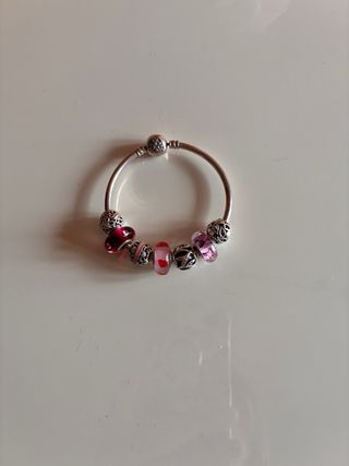 Pulsera Pandora Aro con Charms Corazón
