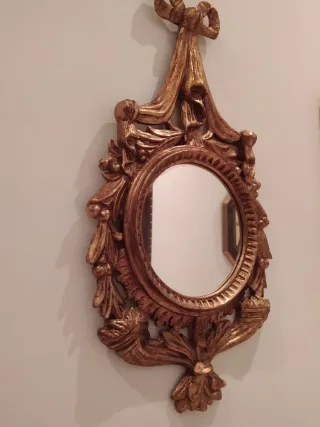 Espejo Cornucopia Pan de Oro