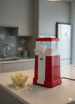 Máquina de Palomitas Vintage Roja