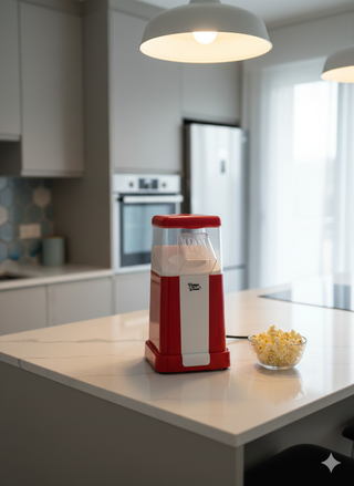 Máquina de Palomitas Vintage Roja