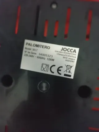 Máquina de Palomitas Vintage Roja