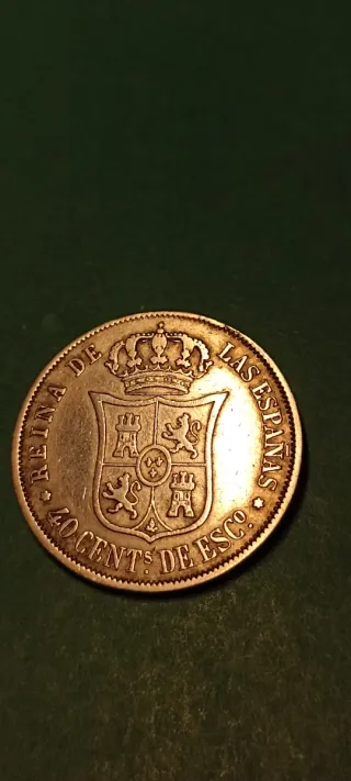 40 Céntimos Escudo 1866