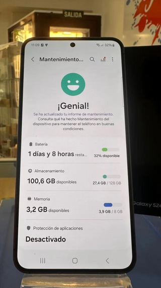 Samsung Galaxy S24 Gris 128GB