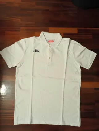 Polo Kappa Blanco Talla L