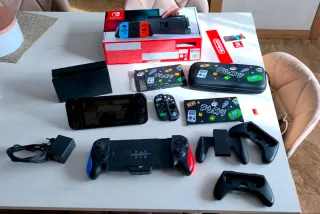 Nintendo Switch V1 muchos accesorios