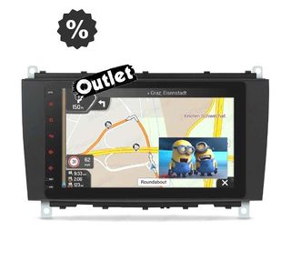UF RADIO GPS ANDROID 12 MERCEDES W639 03-06 W203 00-04 W168