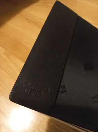 Funda Pasaporte Montblanc Negra