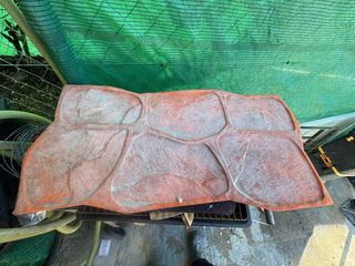 Molde para estampar hormigón imitación piedra.