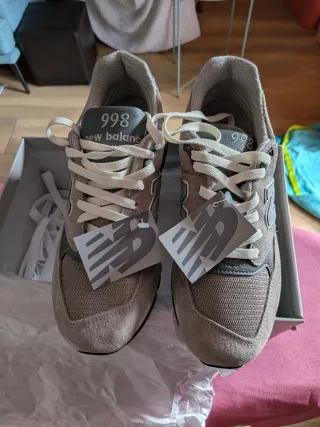 Zapatillas New Balance 998 Beige/Gris