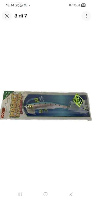 4 pezzi Yo-Zuri EGI Magnet System 2.5 80mm 11g Y2