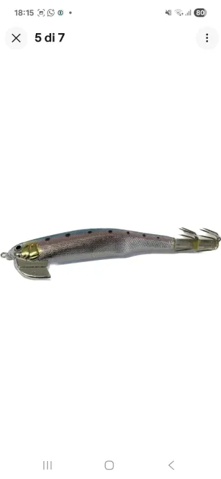 4 pezzi Yo-Zuri EGI Magnet System 2.5 80mm 11g Y2