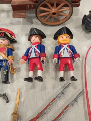 Playmobil Carro Artillería Napoleónico Francés
