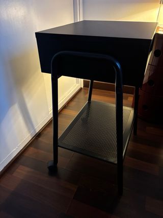 Mesita Noche IKEA SETSKOG Negra