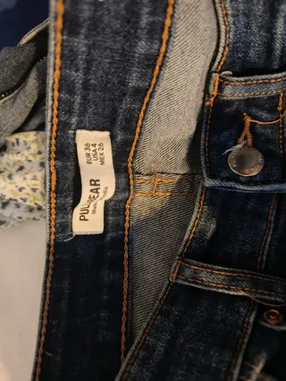 Pantalón vaquero pitillo Pull&Bear Talla 36