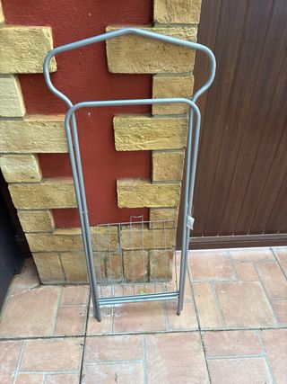 Galán de noche metálico plateado