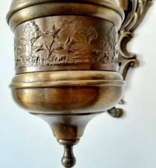 Pareja apliques antiguos bronce