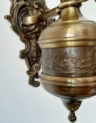 Pareja apliques antiguos bronce