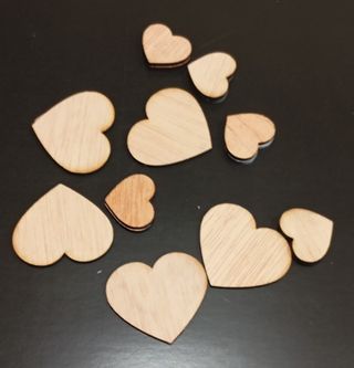 Corazones de Madera Decorativos