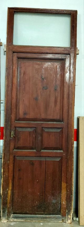 Puerta madera maciza 1920