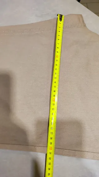 Pantaloni Zara Uomo Beige in Cotone