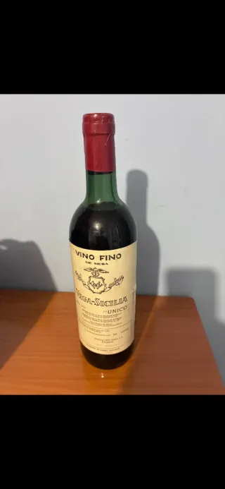 Botella Vega Sicilia Unico Colección
