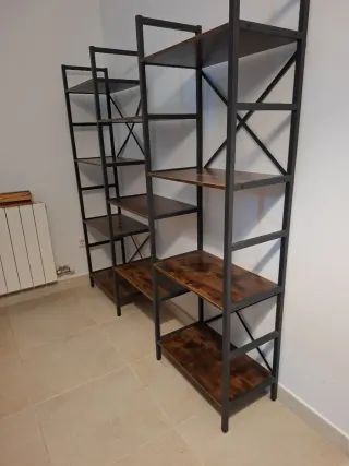 Scaffale in Ferro e Legno