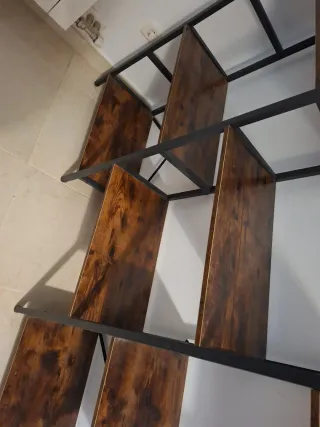 Scaffale in Ferro e Legno