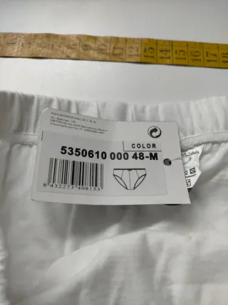 Slip abierto Punto Blanco Talla M Blanco
