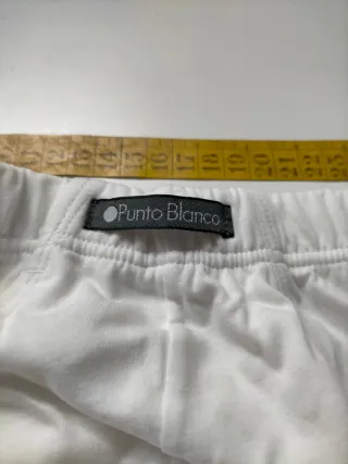 Slip abierto Punto Blanco Talla M Blanco