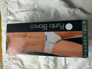 Slip abierto Punto Blanco Talla M Blanco