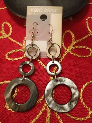 Orecchini a cerchi pendenti Klèo Bijoux