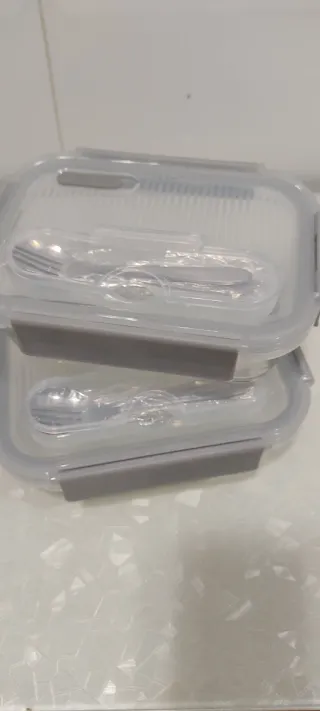 VIDRIO BOROSILICATO-Contenedores HERMÉTICOS-NUEVOS