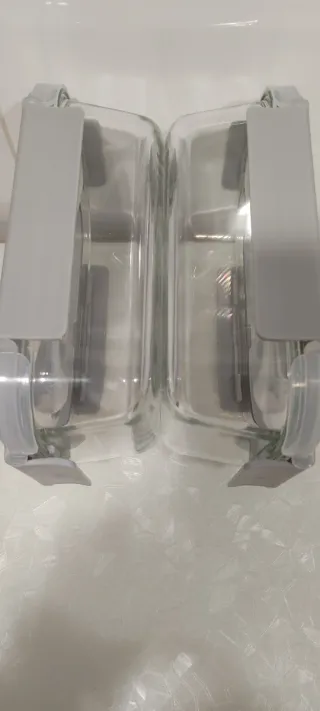 VIDRIO BOROSILICATO-Contenedores HERMÉTICOS-NUEVOS