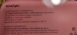 VIDRIO BOROSILICATO-Contenedores HERMÉTICOS-NUEVOS