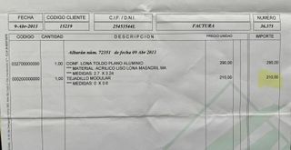 Toldo terraza automatizado 2,7x3,25